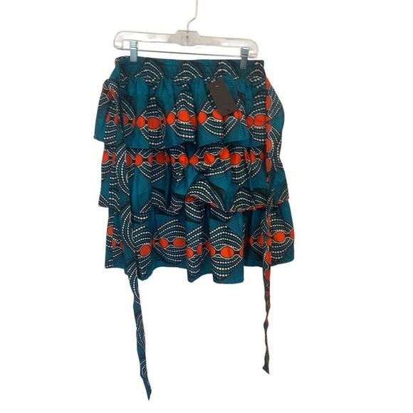 African Patterned Skirt - Picture 2 of 9